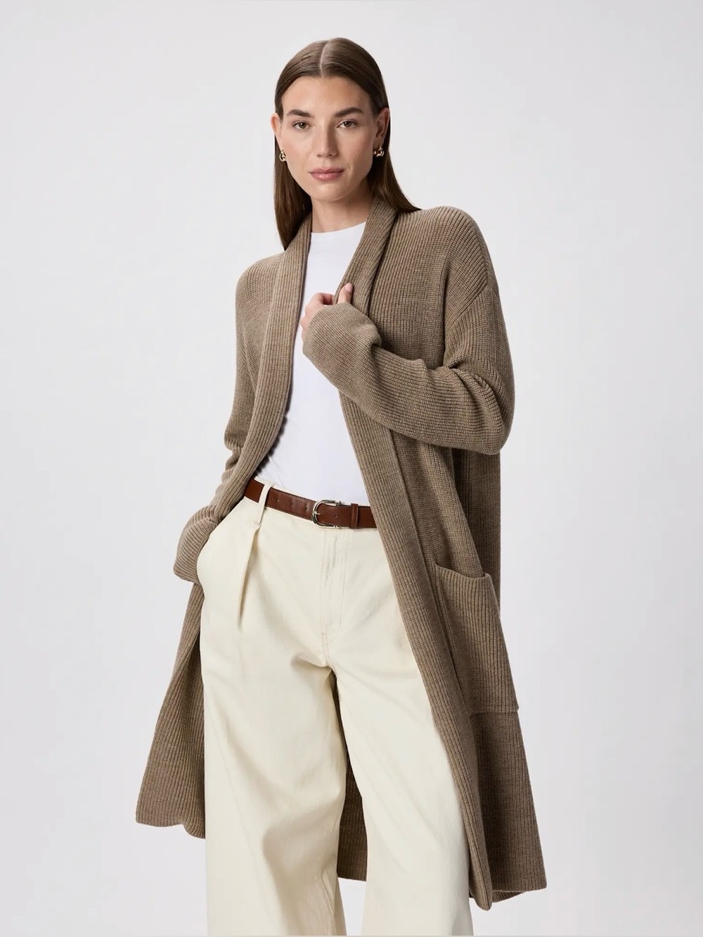 Australian Merino Wool Duster Cardigan